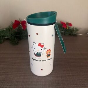 2025 Hello Kitty x Starbucks Stainless Tumbler 355ml 50th Anniversary New, 12 oz